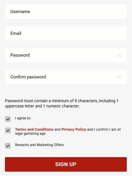 register form rantcasino
